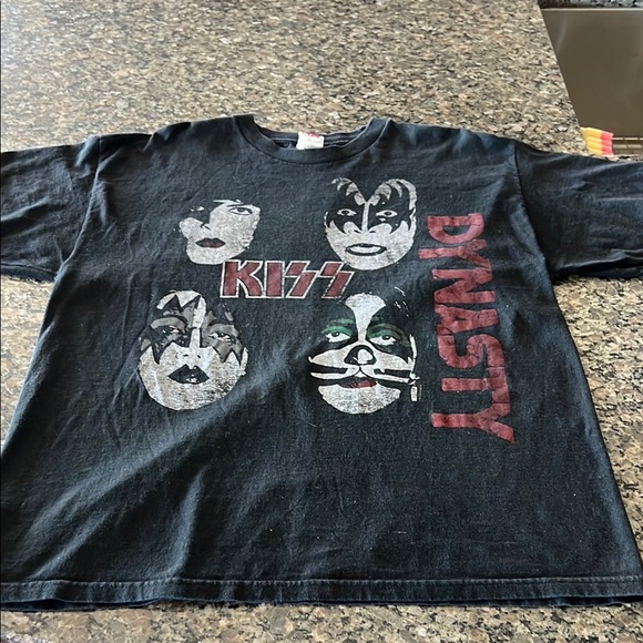 Alstyle Black KISS Dynasty Graphic Tee - Picture 1 of 4